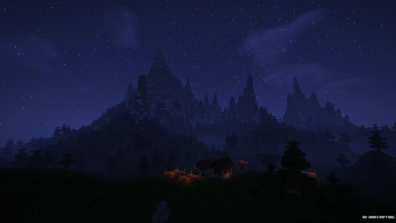 Minecraft ночь