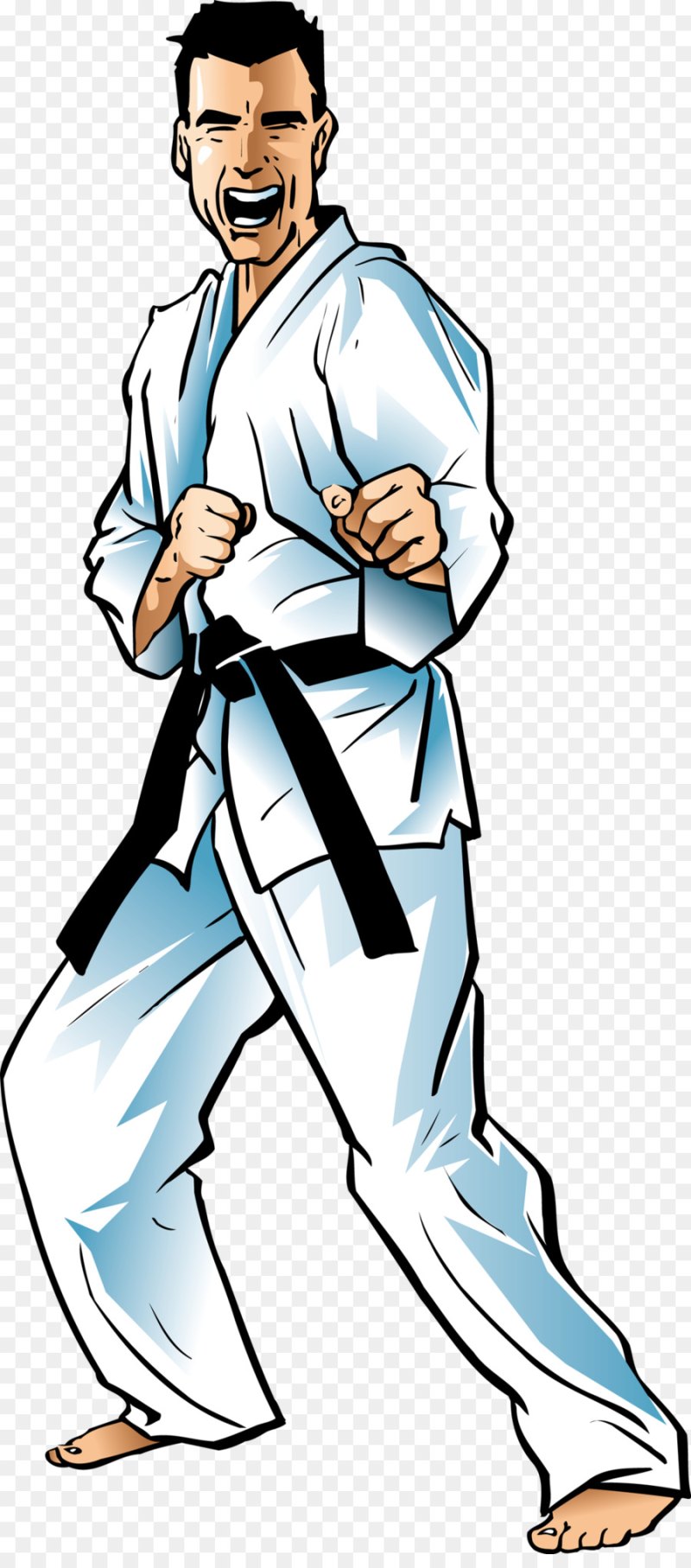Карате иллюстрация