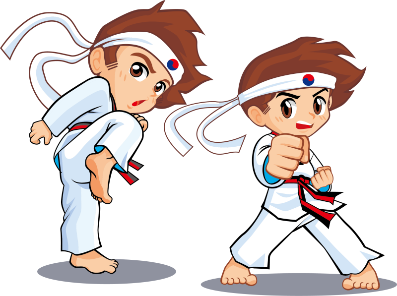 Каратист мультяшный