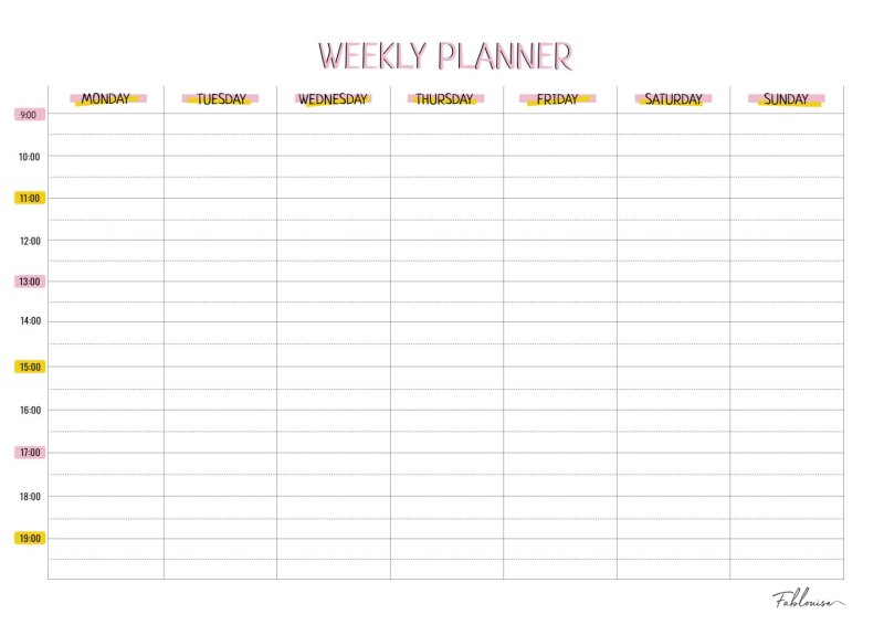 Weekly Planner