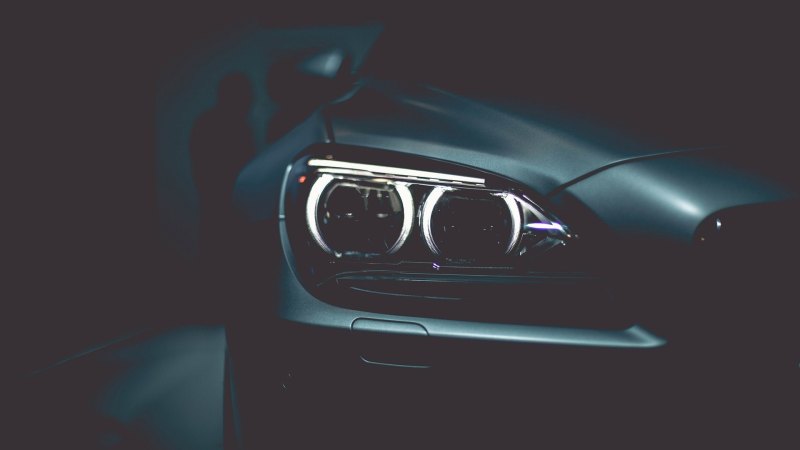 BMW фары 4k