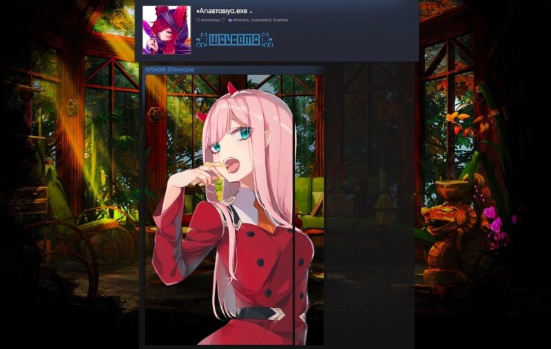 Steam витрины Zero two