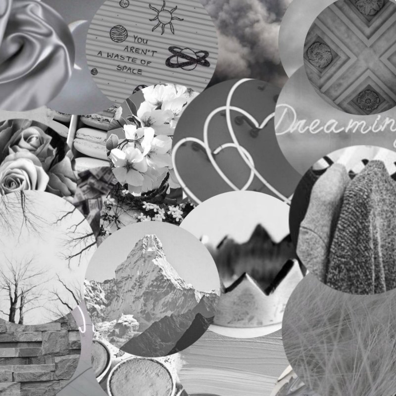 Серая Эстетика коллаж