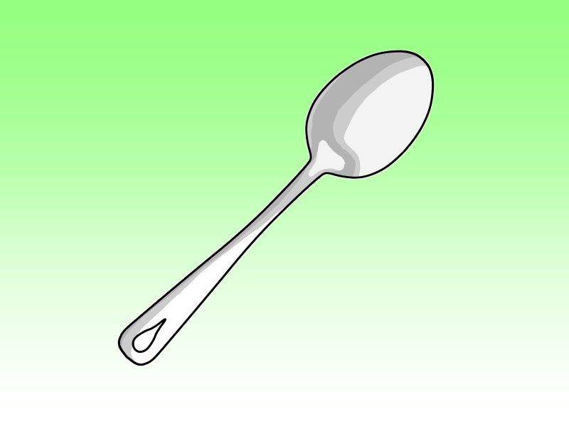 Ложка мультяшная