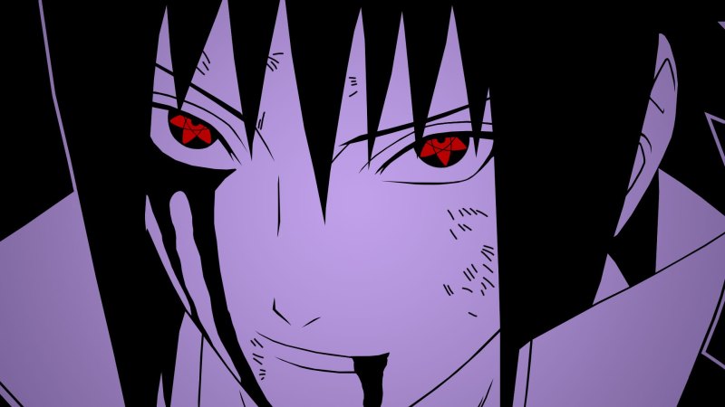 Sasuke Uchiha Проклятая печать