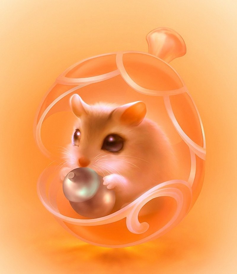Анимешный хомяк