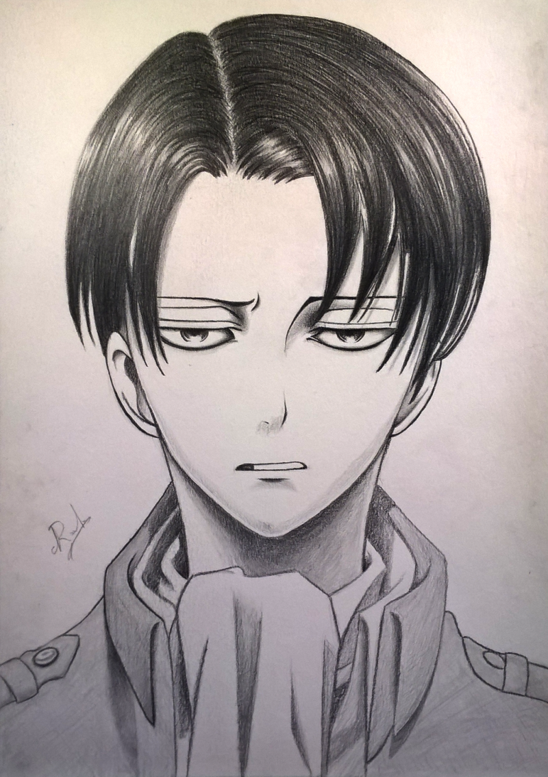 Леви Аккерман портрет