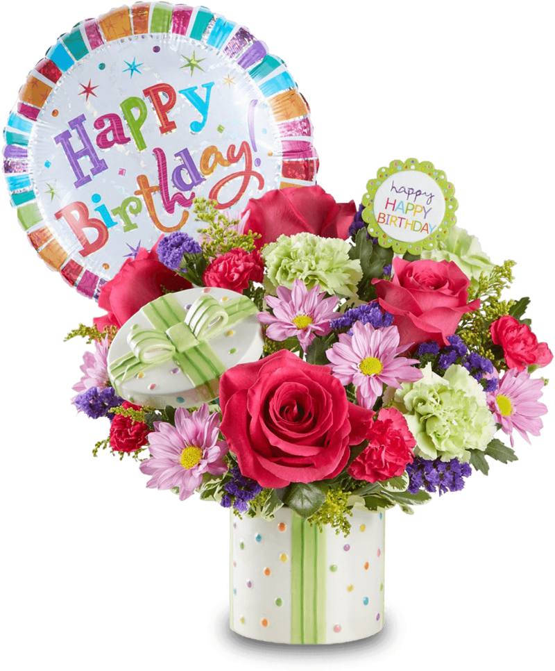 Картинки с букетами цветов с днем рождения женщине