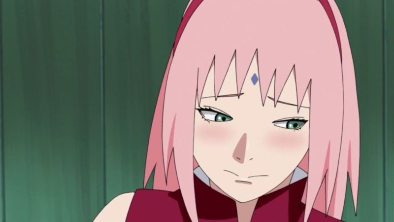 Сакура Харуно смущена