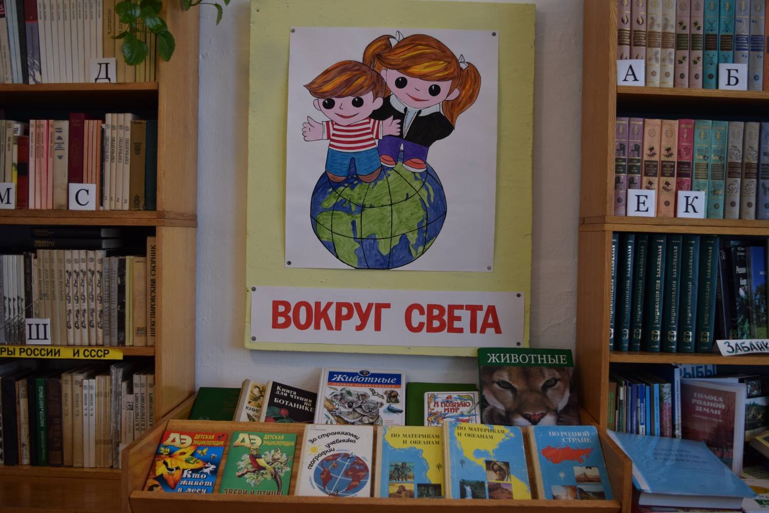Темы выставок в библиотеке