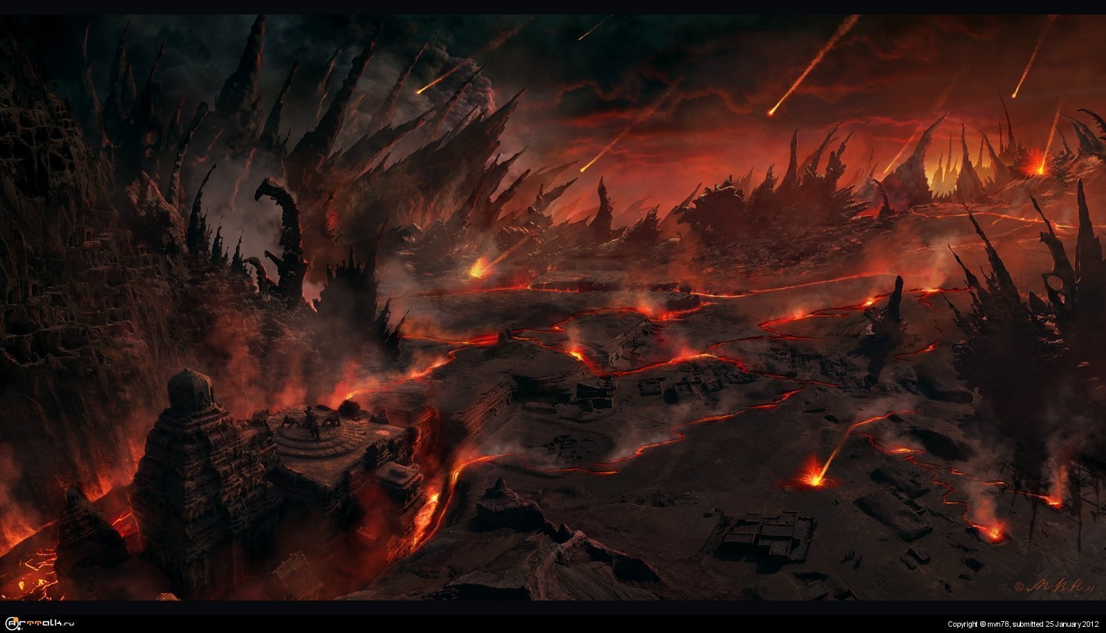 Ад разрушен. Выжженная земля вархаммер. Ад 8. Геенна Огненная Dragon age. Титаны в Тартаре.