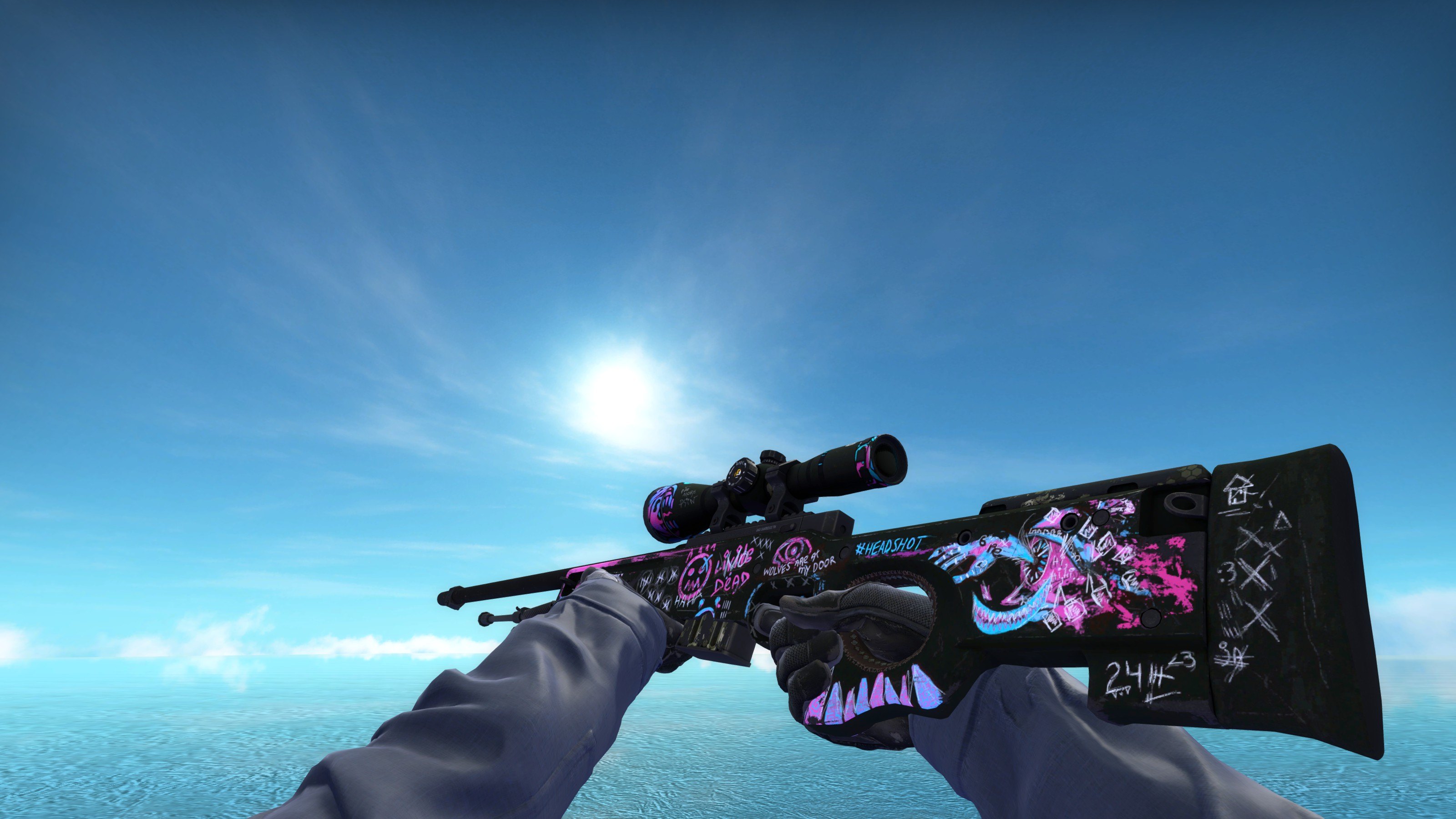 Awp neo noir well worn фото 90