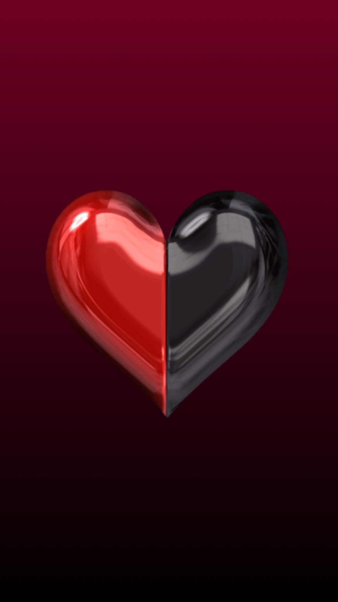 Черно красное сердце - фото и картинки abrakadabra.fun