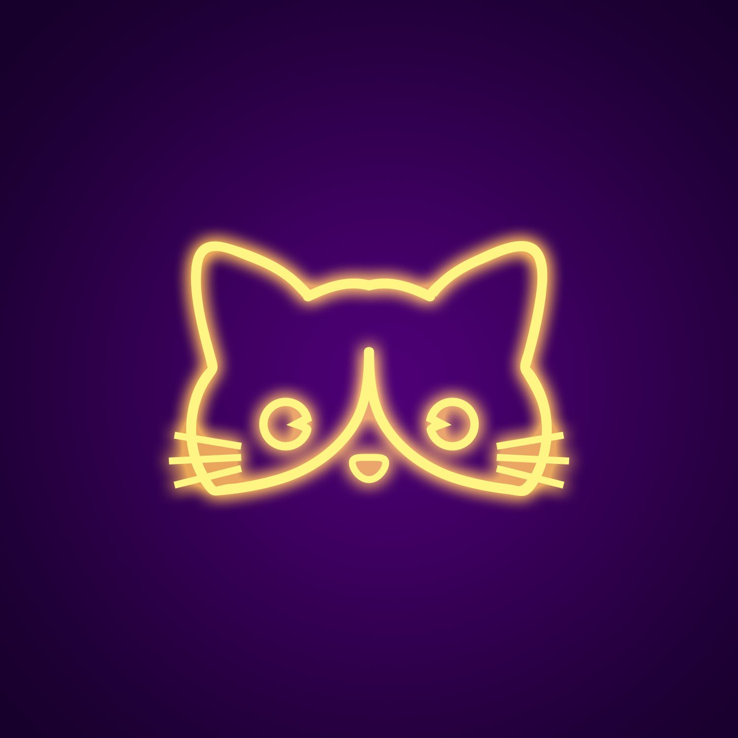Ава кис. Нион Кэтт. Неоновые коты. Лицо кота неон. Неоновый логотип.
