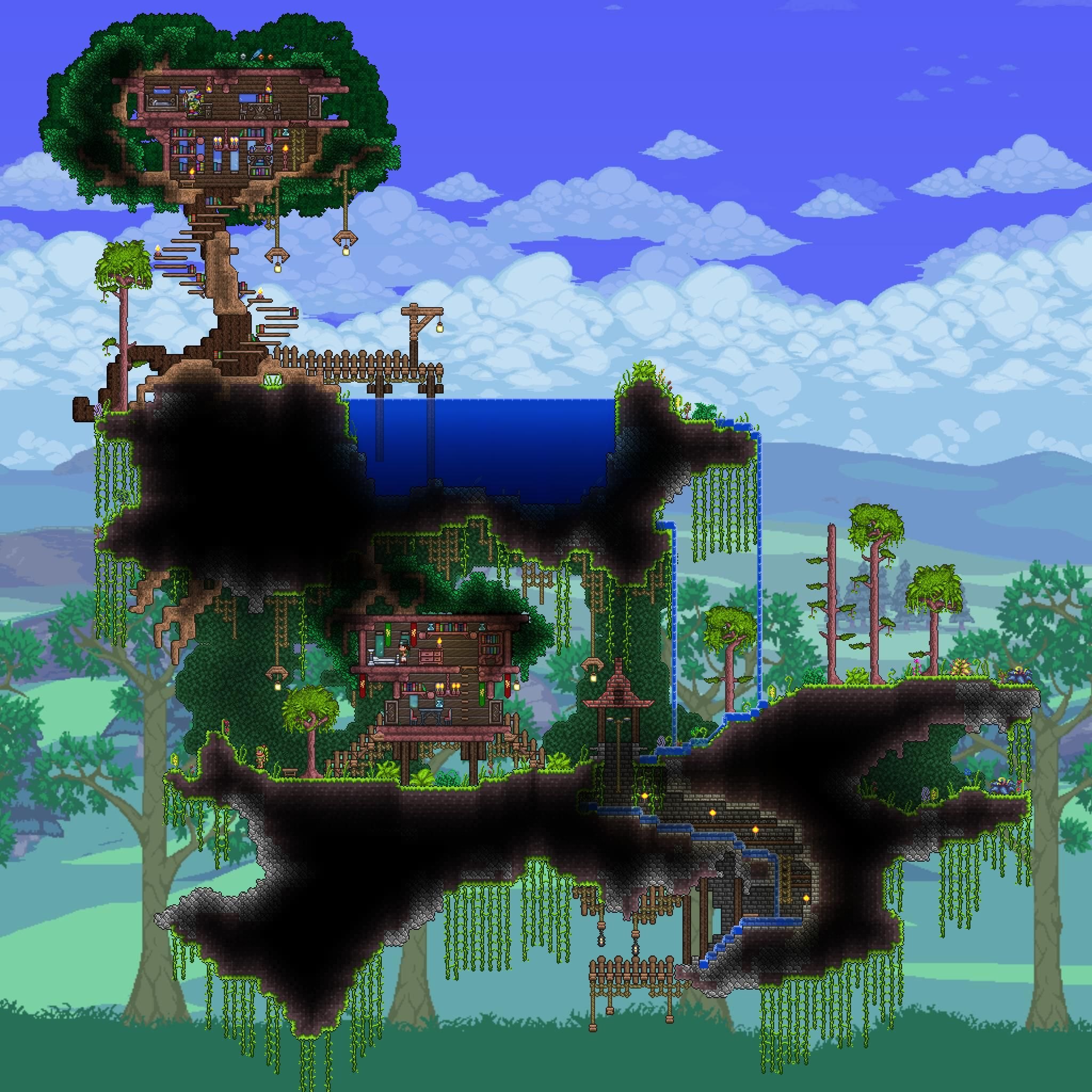 Terraria как найти джунгли фото 35