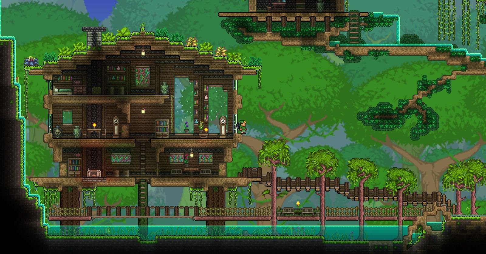 как создать подземные джунгли terraria фото 30