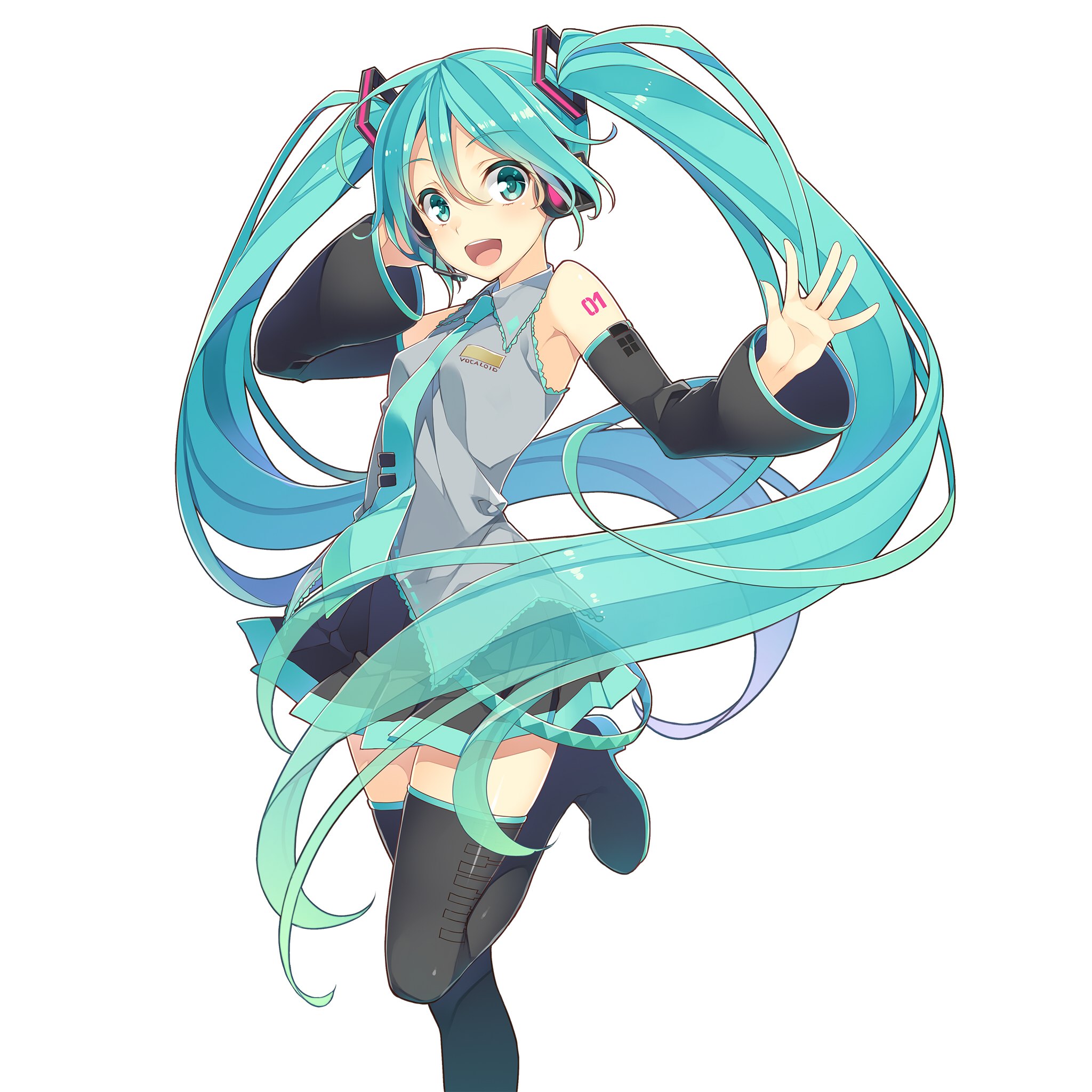 Hatsune miku transparent