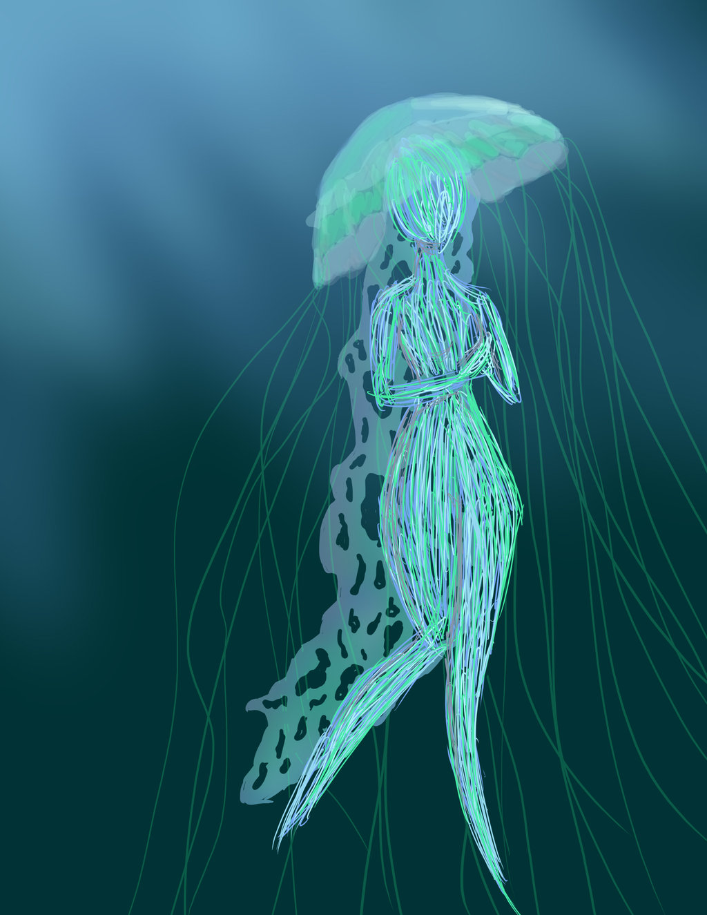 Медуза Фантом. Эренна медуза. Медуза Джеллифиш. Тихоокеанская медуза.