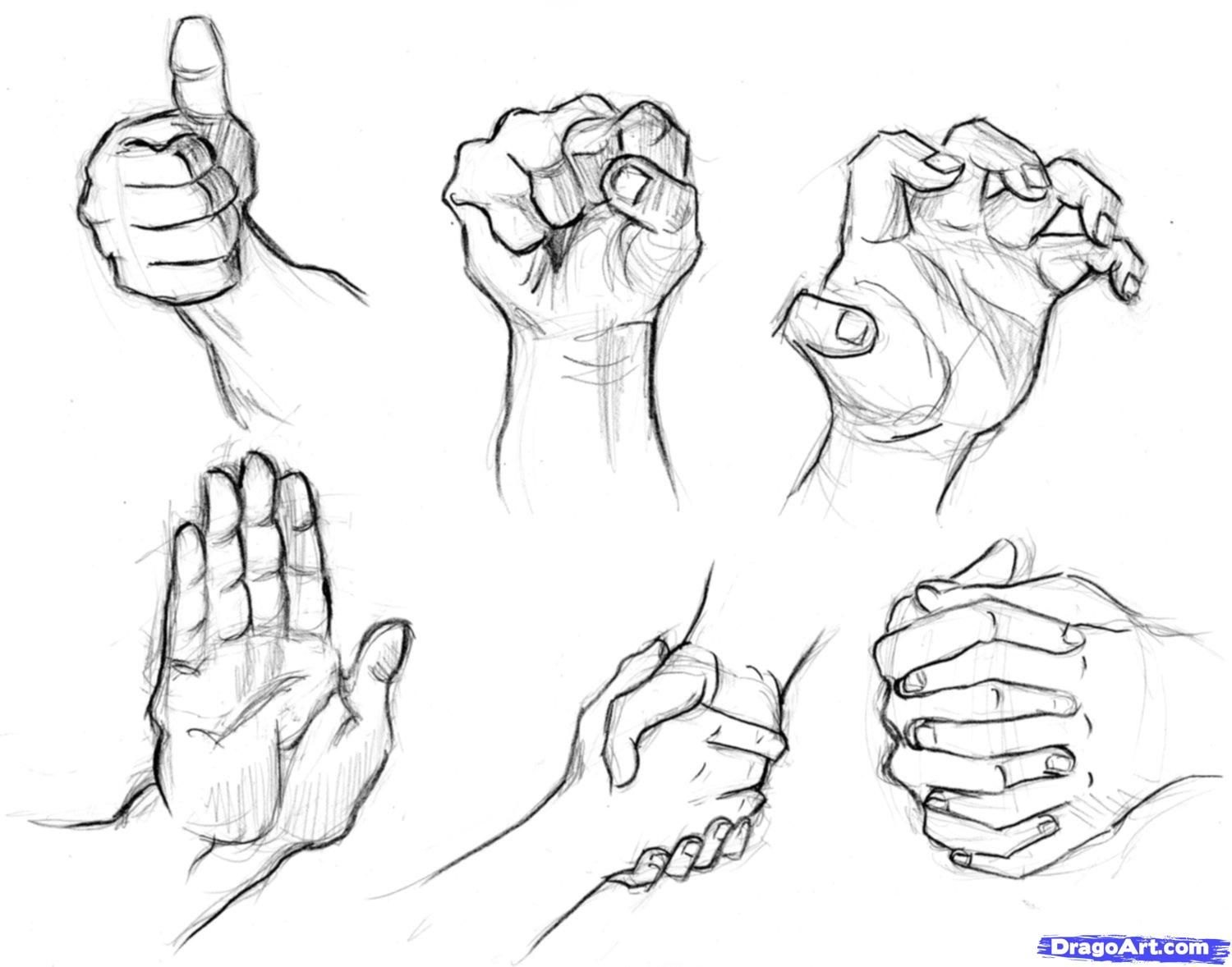 Руки в разных ракурсах