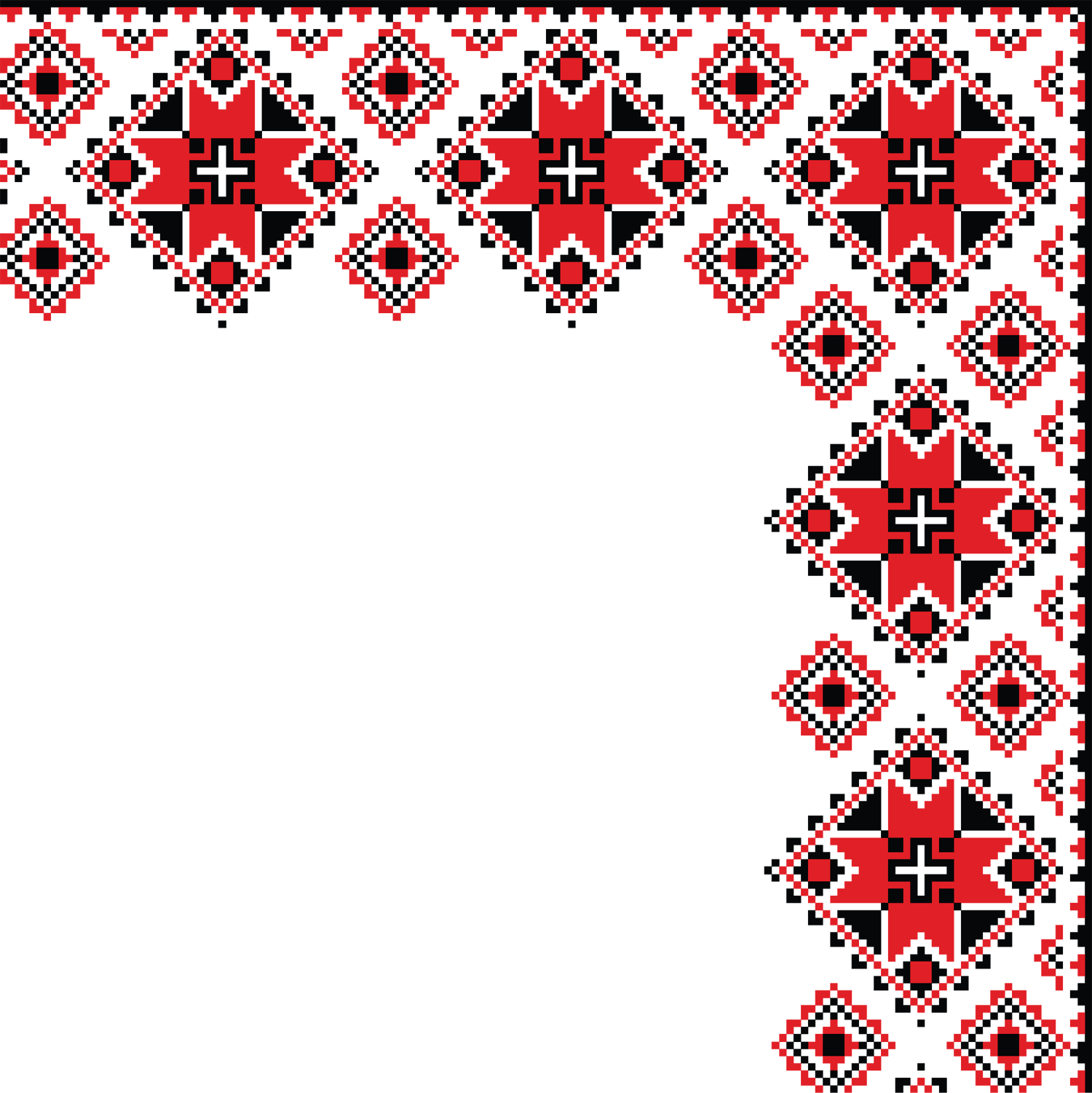 Фото рушника белорусским орнаментом