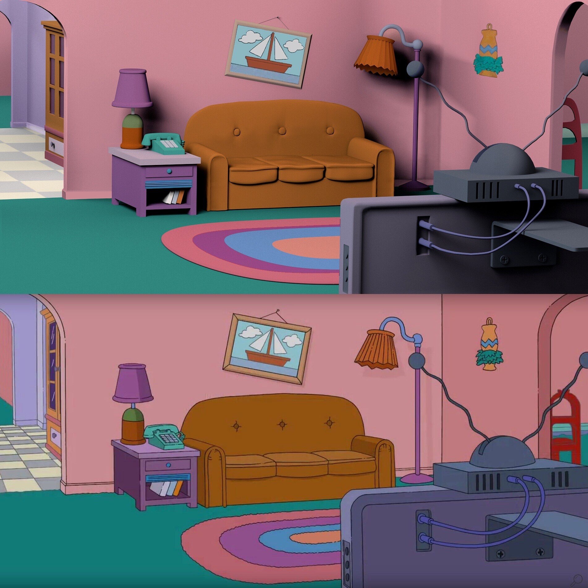 Дом Симпсонов комната Барта