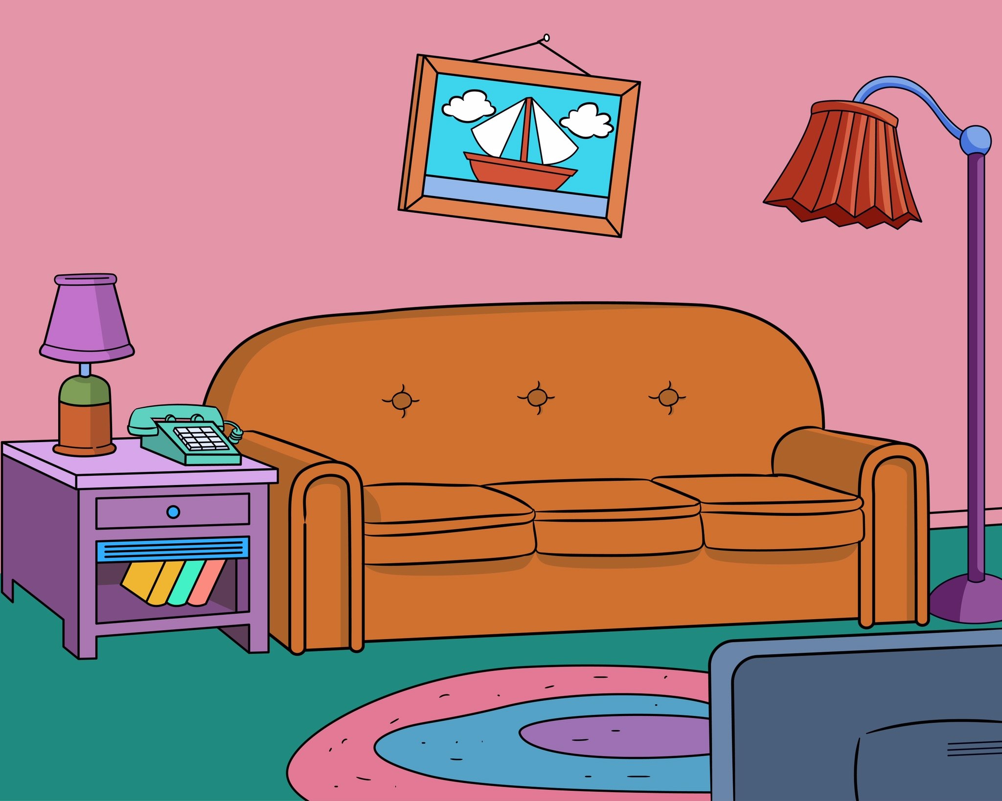 Симпсоны на диване