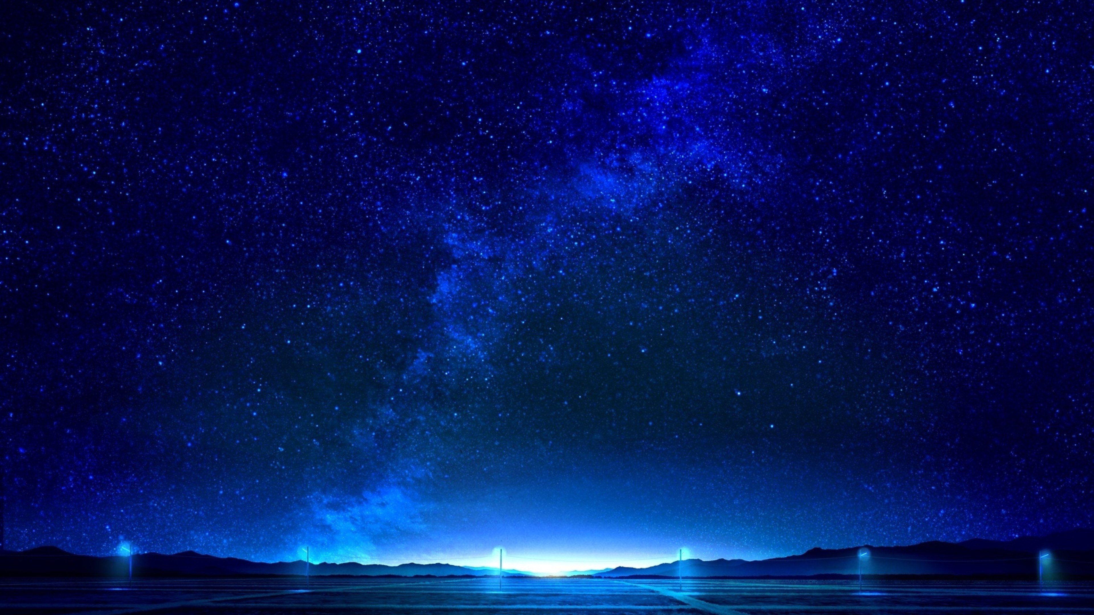 Синее ночное небо - фото и картинки abrakadabra.fun