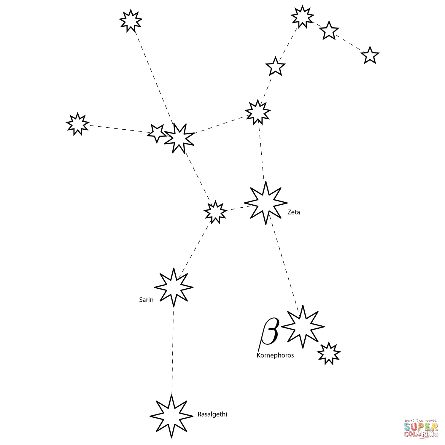 Раскраска созвездия. Геркулес Созвездие схема. Созвездие Геркулес схема по точкам. Геракл Созвездие схема. Созвездие Орион схема по точкам.
