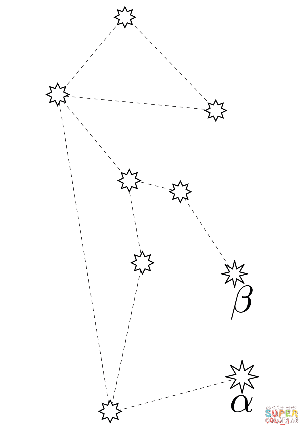 Созвездие схемы по точкам