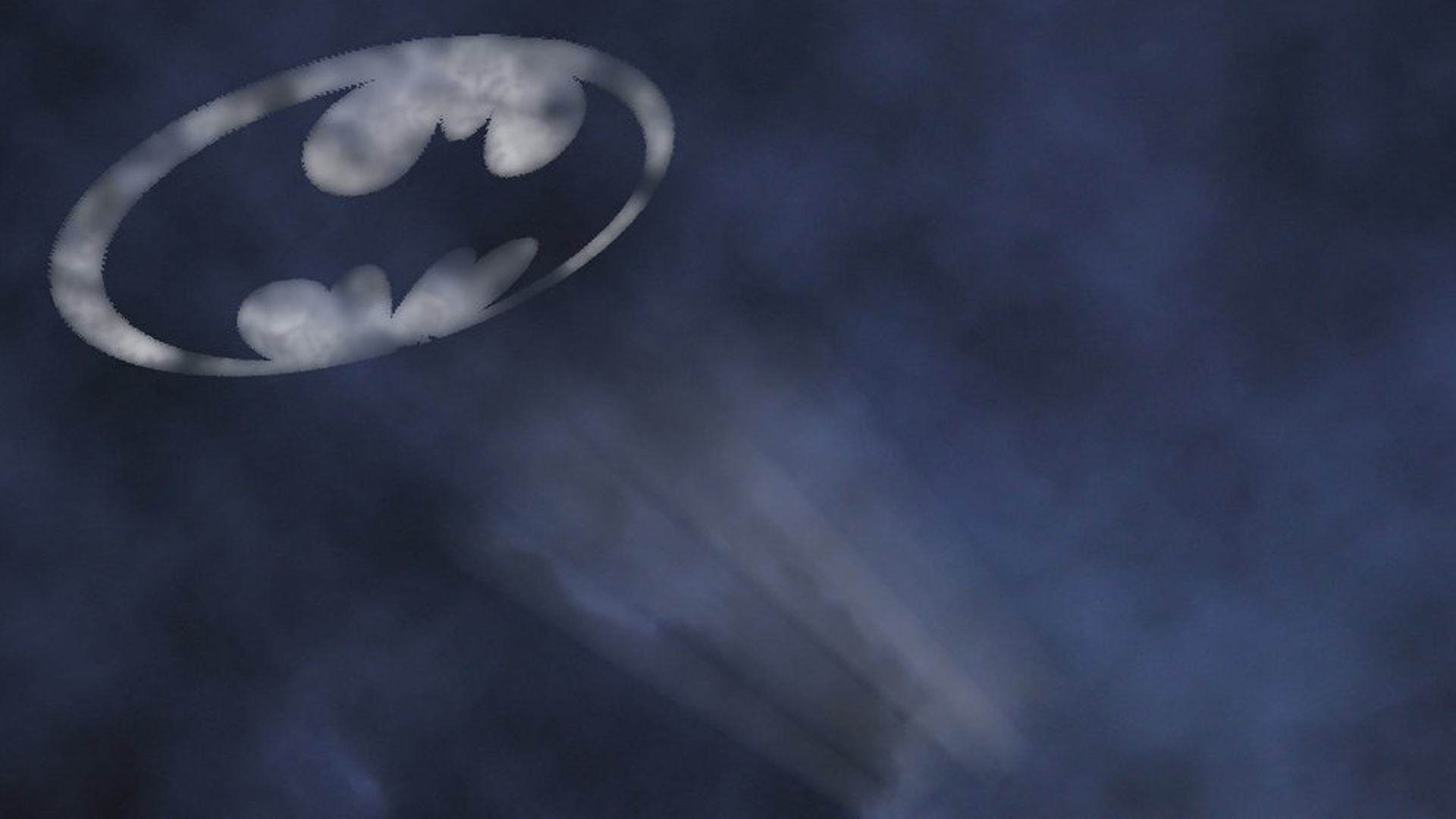 В небе видит знак. Бэтмен прожектор Бэт сигнал. Знак Бэтмена в небе. Символ Бэтмена в небе. Свет Бэтмена на небе.