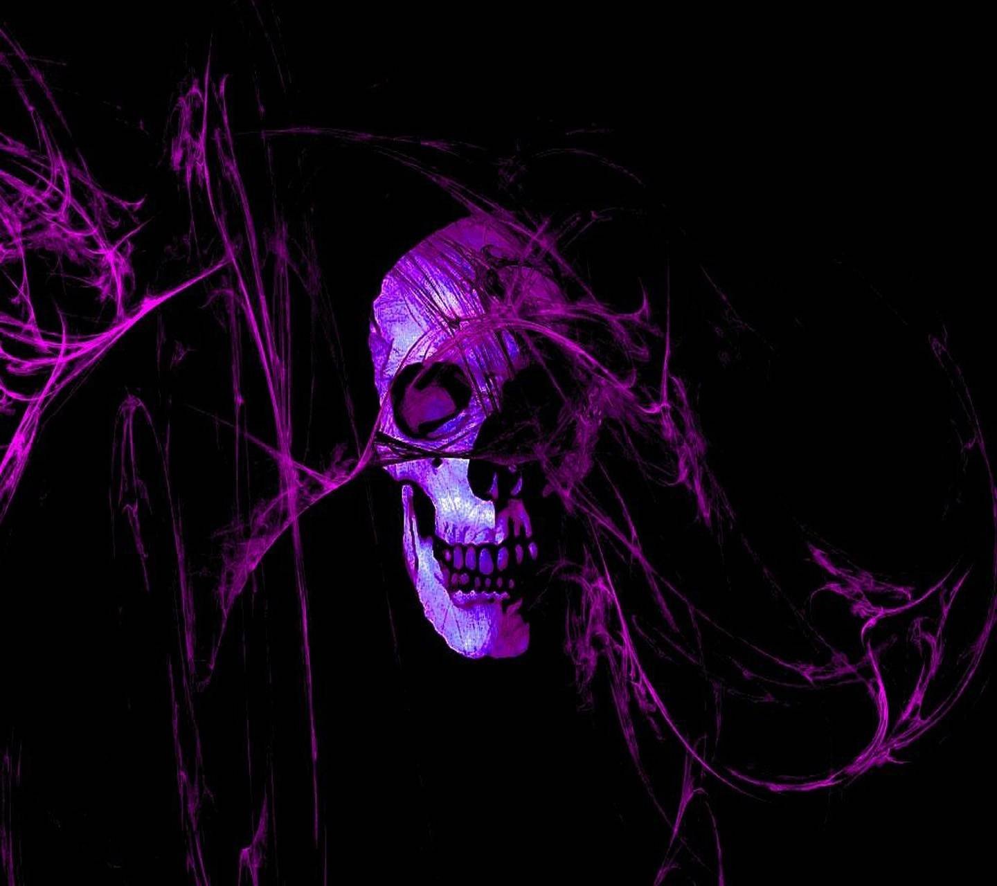 Разные фонки. Фиолетовый скелет. Фиолетовый череп. Обои череп.