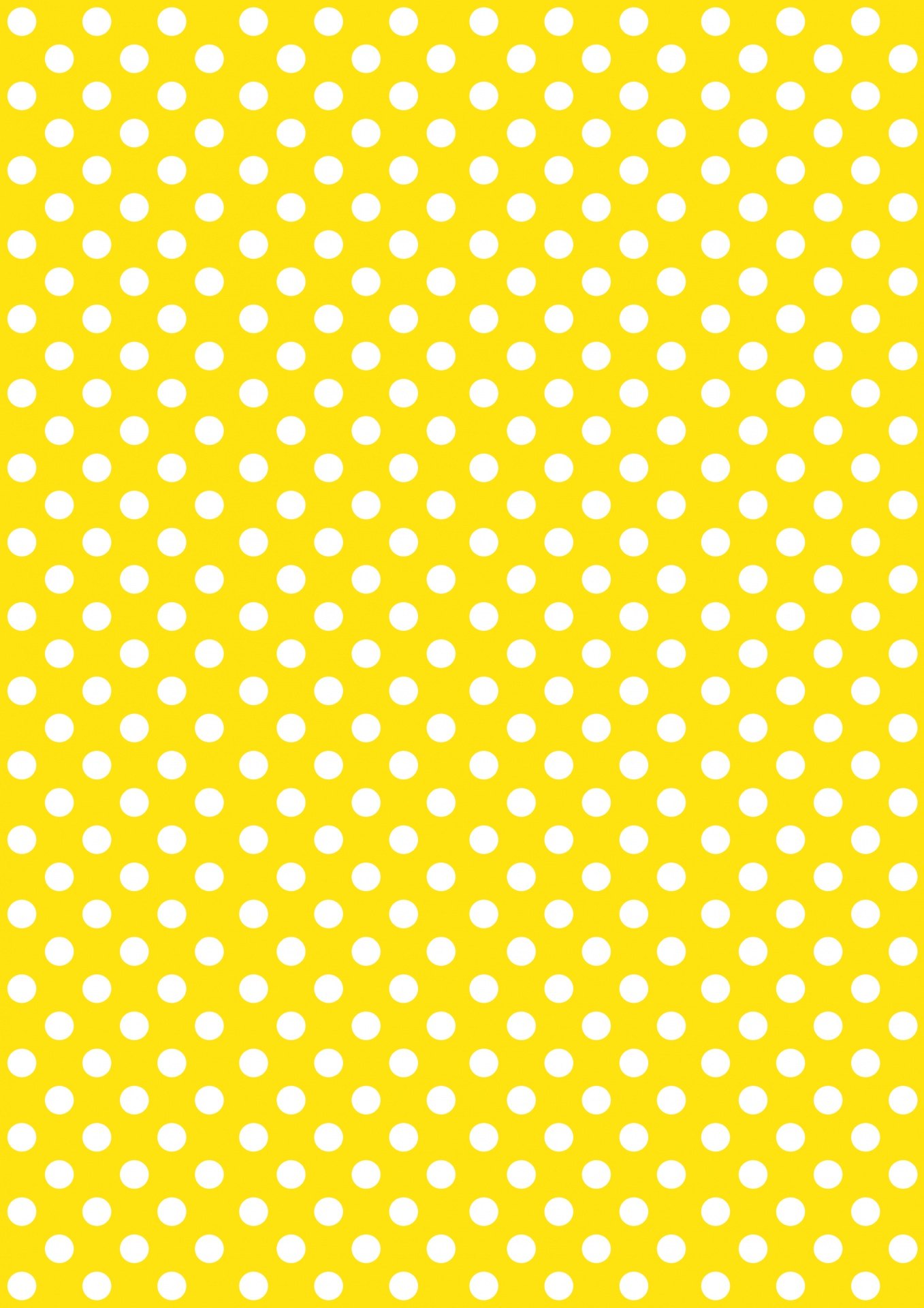Желтый фон в белый горошек