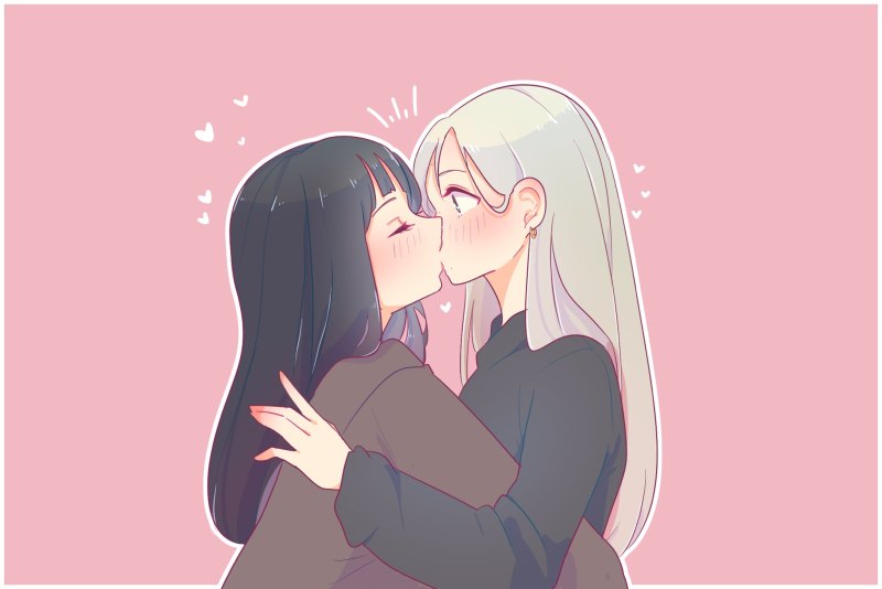 Парные обои для лучших подруг