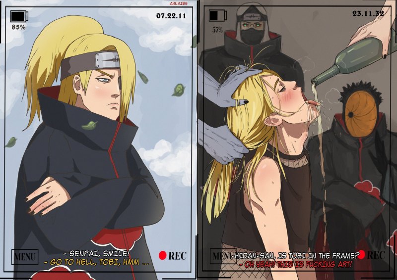 Дейдара и Тоби шип