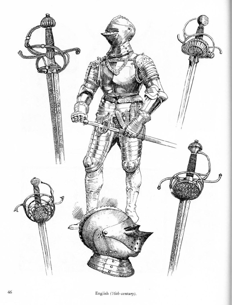 Вооружение рыцаря средневековья