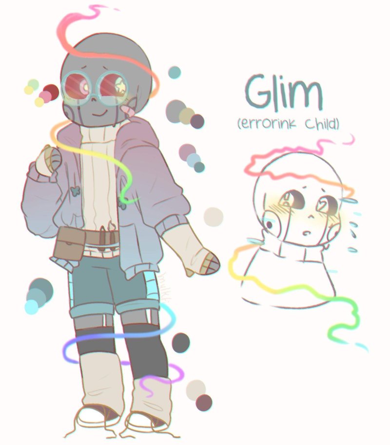 Андертейл дети Инка и Эррора