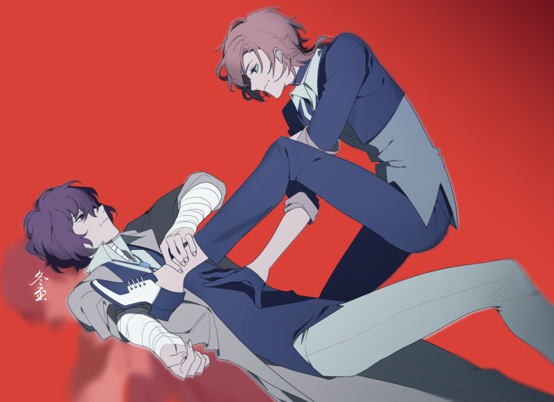 Дазай и Чуя моменты из аниме