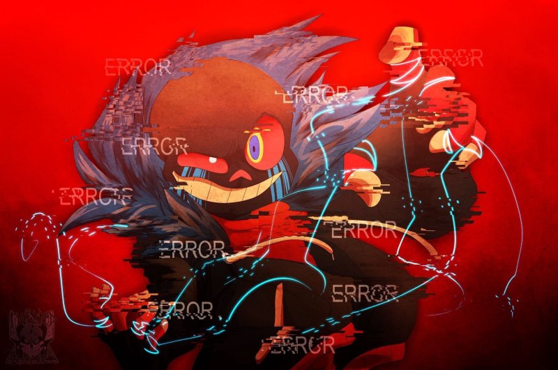 Эррор Санс обои на телефон