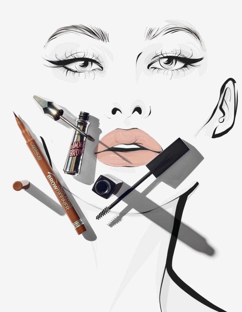 Фон для рекламы бровей