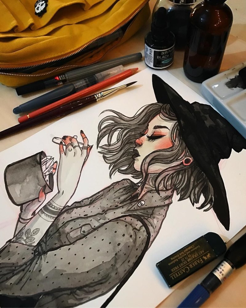 Инктобер арт