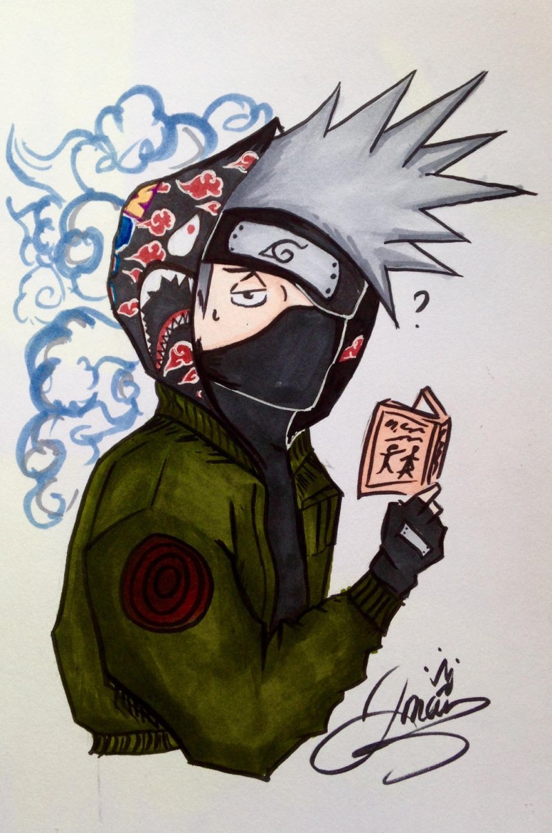 Какаши из Наруто в Суприм