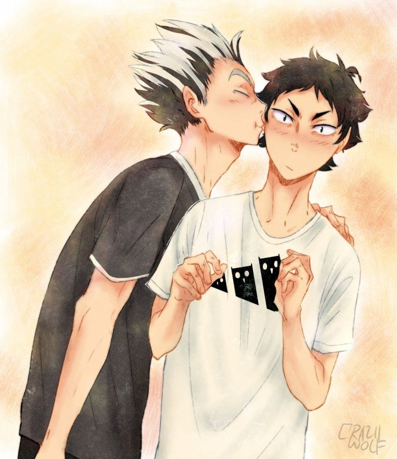 Haikyuu Бокуто и Акаши