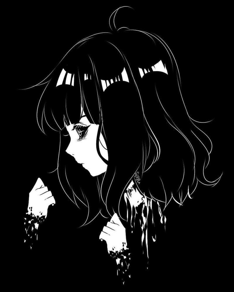 Аниме черное