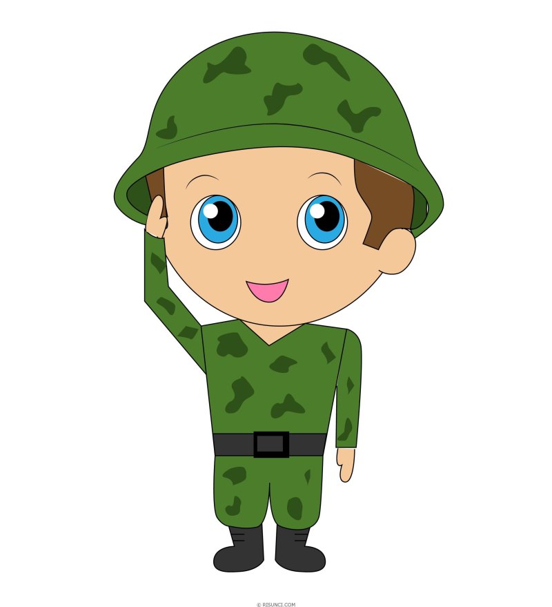 Военный мальчик рисунок