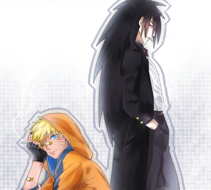 Нарисовать Мадару и Хашираму