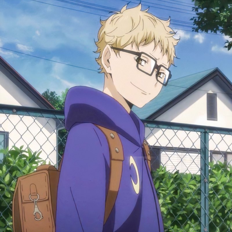 Аниме волейбол Цукишима