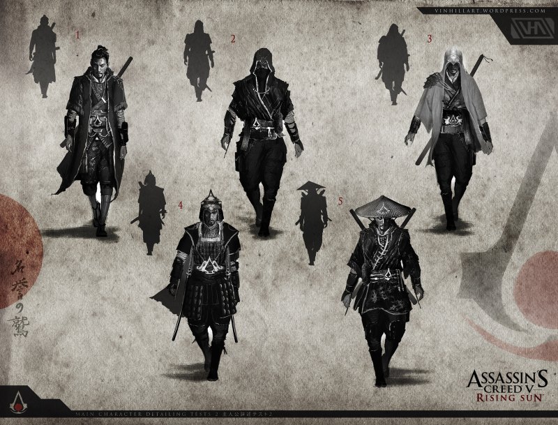 Японские ассасины Assassins Creed