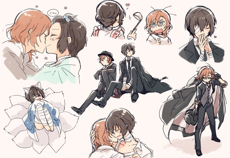 Великий из бродячих псов Дазай и Чуя