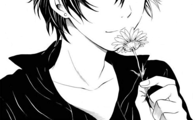 Аниме парень с сигаретой