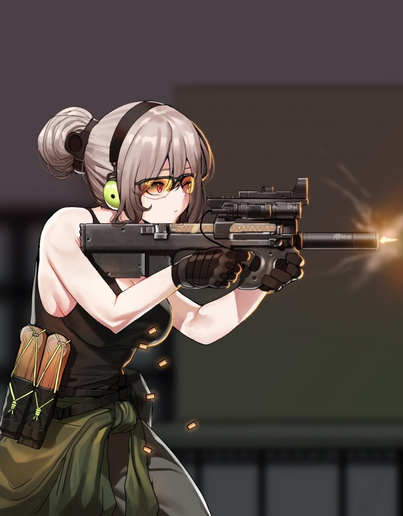 Фронтлайн аниме p90